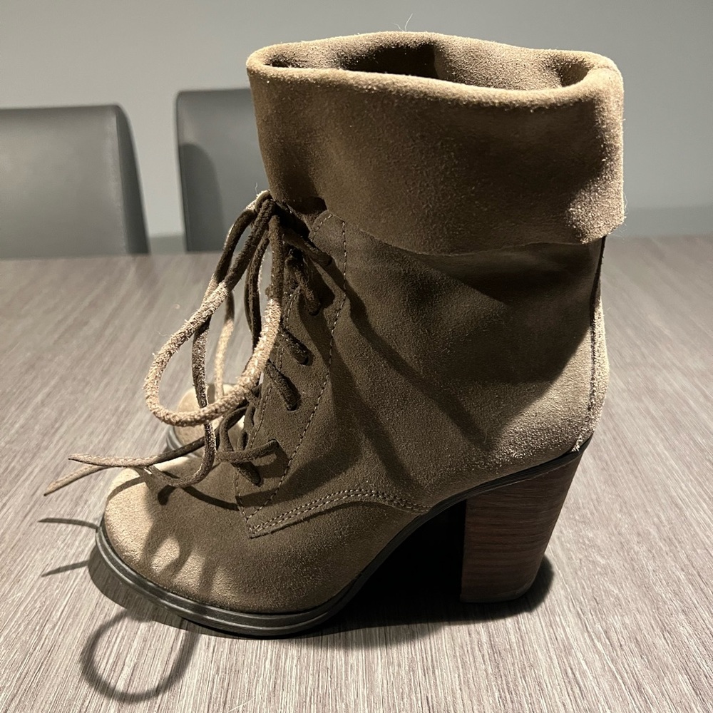 MIA suede heeled booties